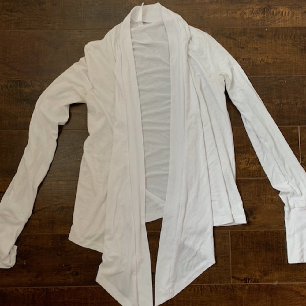 Garage White Cardigan